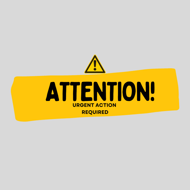 ATTENTION URGENT ACTION REQUIRED 1