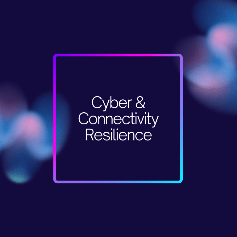 Cyber and connectivity resilience concept